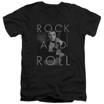 Elvis Presley Rock And Roll - Men's V-Neck T-Shirt Men's V-Neck T-Shirt Elvis Presley   
