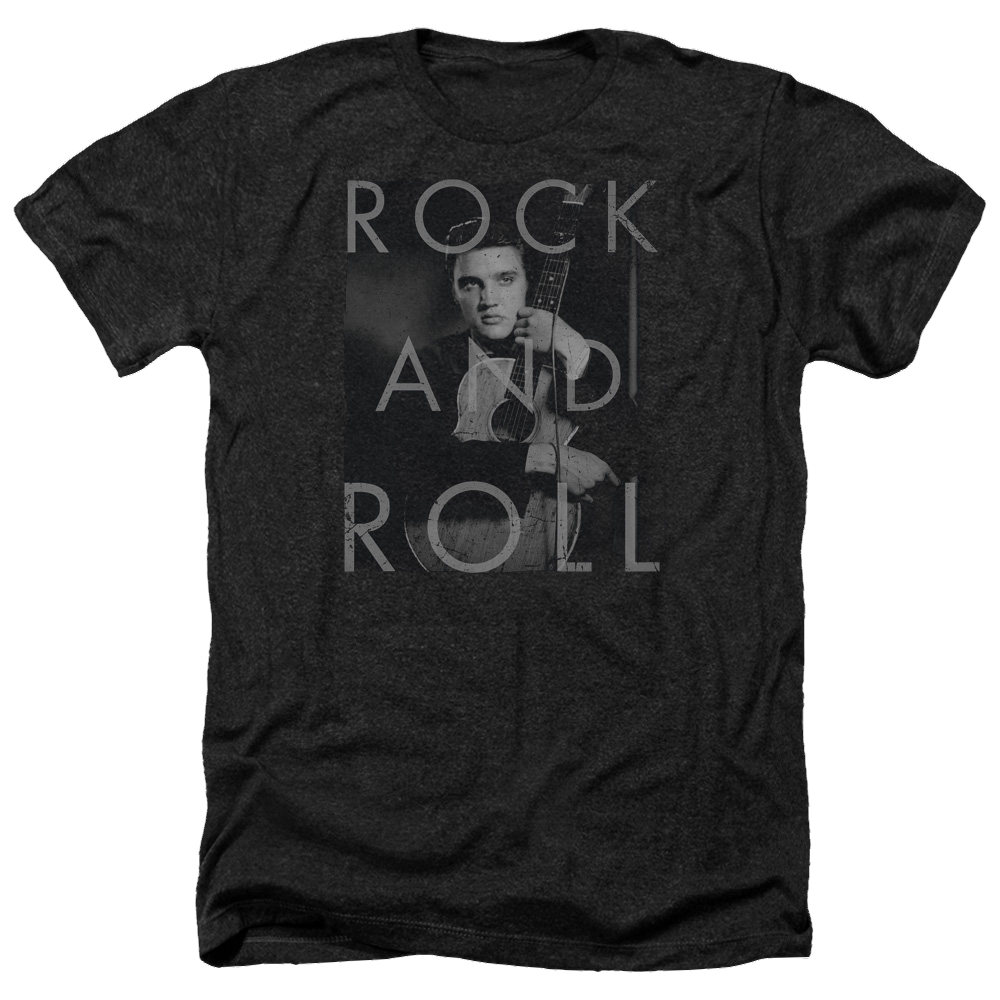 Elvis Presley Rock And Roll - Men's Heather T-Shirt Men's Heather T-Shirt Elvis Presley   
