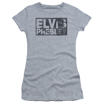 Elvis Presley Block Letters - Juniors T-Shirt Juniors T-Shirt Elvis Presley   