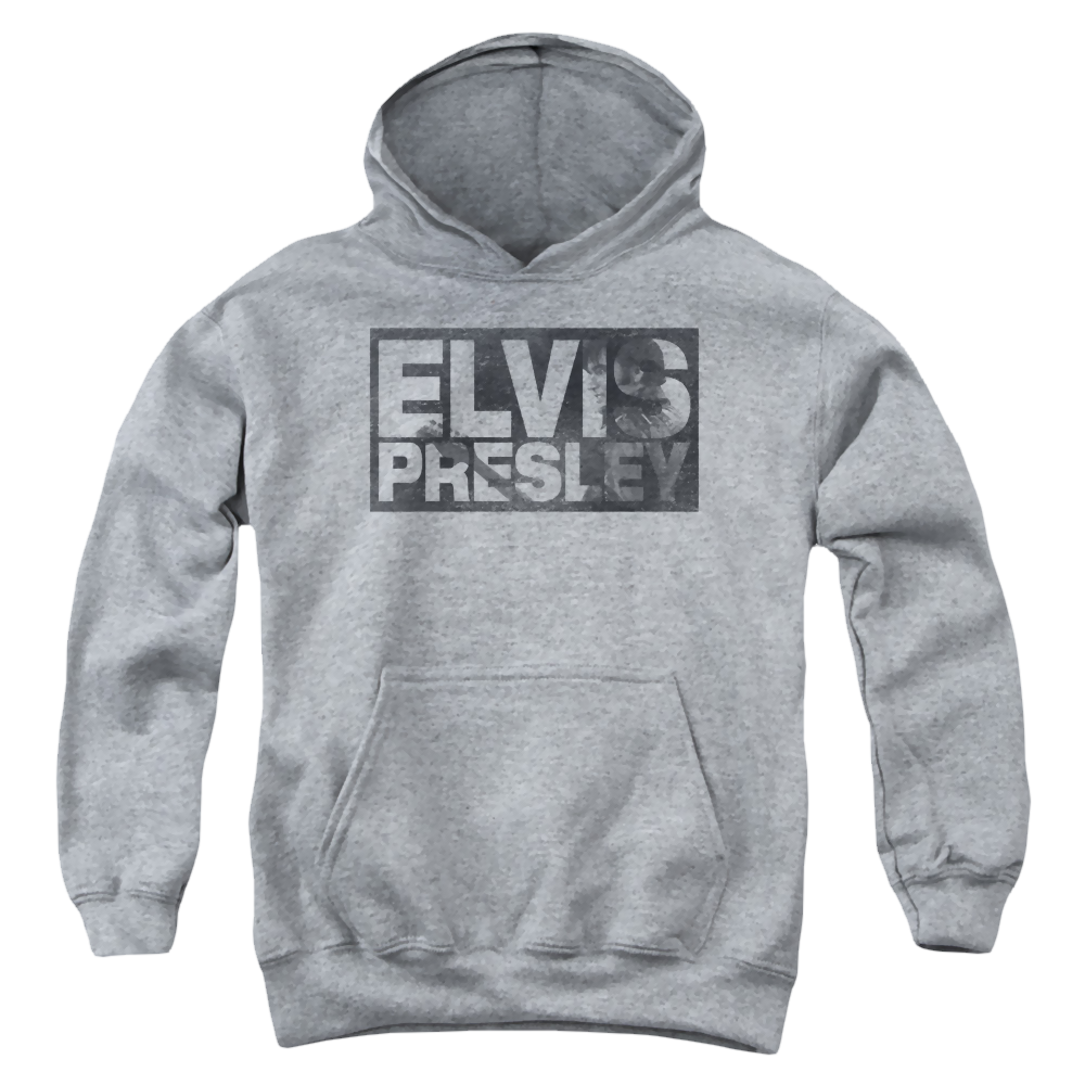 Elvis Presley Block Letters - Youth Hoodie (Ages 8-12) Youth Hoodie (Ages 8-12) Elvis Presley   