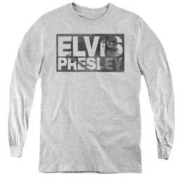 Elvis Presley Block Letters - Youth Long Sleeve T-Shirt Youth Long Sleeve T-Shirt Elvis Presley   