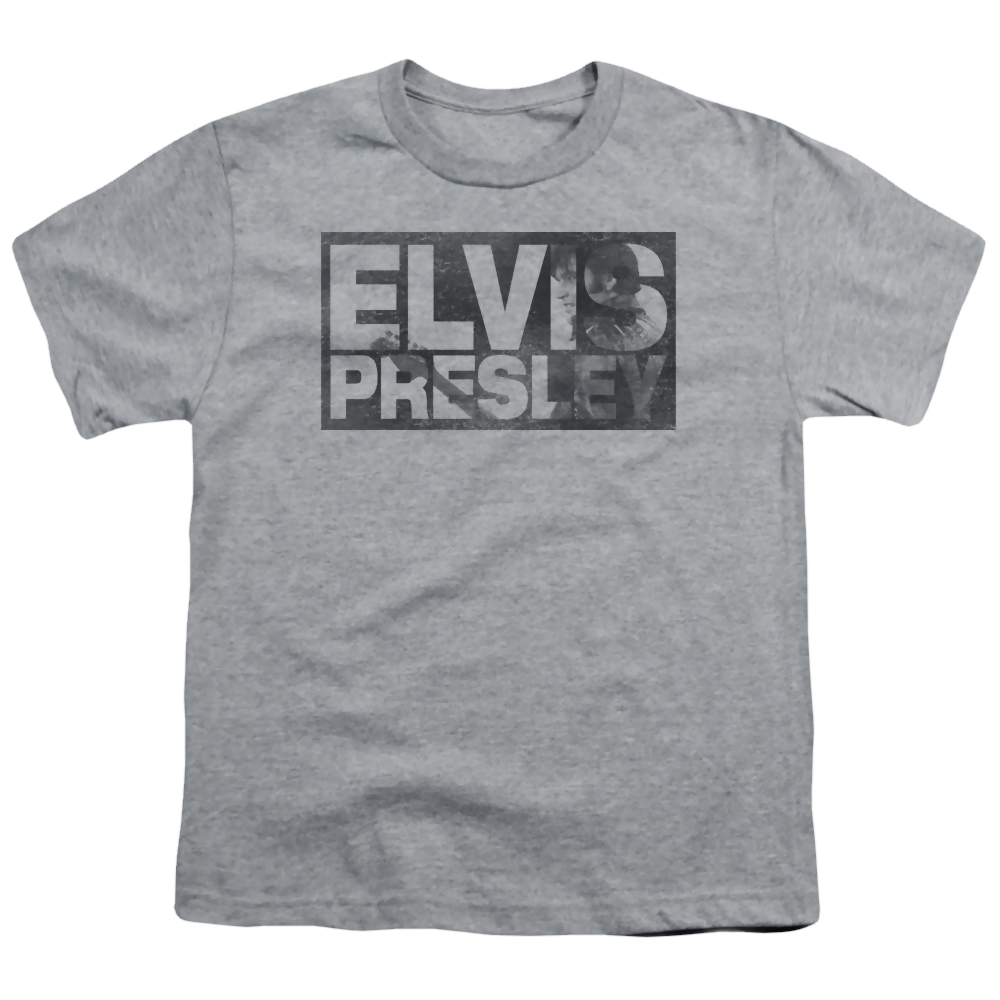Elvis Presley Block Letters - Youth T-Shirt (Ages 8-12) Youth T-Shirt (Ages 8-12) Elvis Presley   