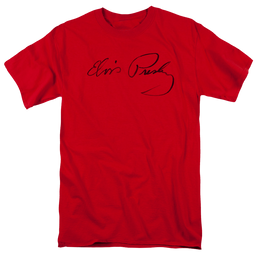 Elvis Presley Signature Sketch - Men's Regular Fit T-Shirt Men's Regular Fit T-Shirt Elvis Presley   
