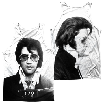 Elvis Presley Mugshot men's all-over print tank