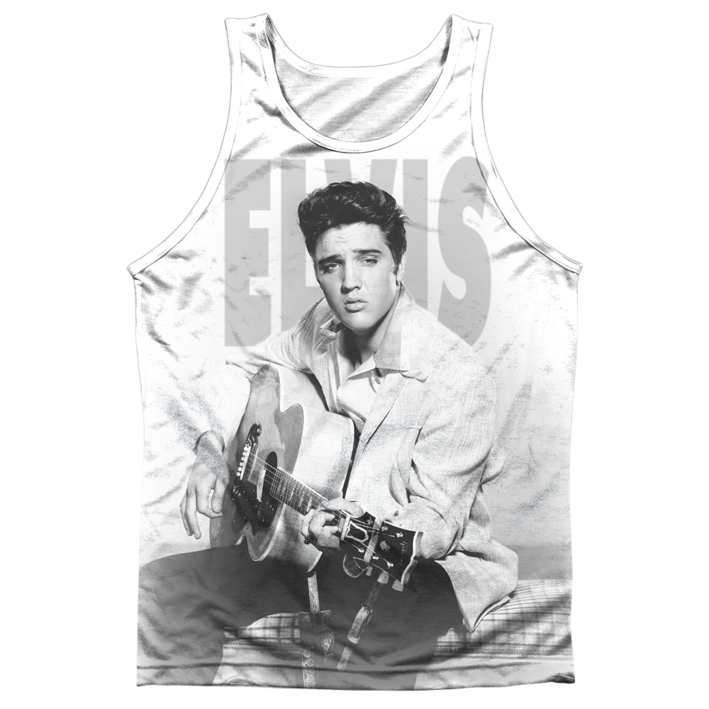 Elvis Presley Play Me A Song - Men's All Over Print Tank Top Men's All Over Print Tank Elvis Presley   