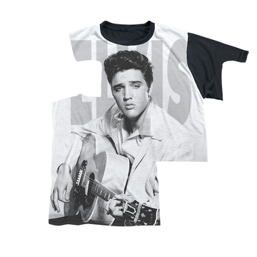 Elvis Presley Play Me A Song - Youth Black Back T-Shirt (Ages 8-12) Youth Black Back T-Shirt (Ages 8-12) Elvis Presley   