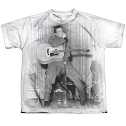 Elvis On Your Toes Youth All Over Print 100% Poly T-Shirt Youth All-Over Print T-Shirt (Ages 8-12) Elvis Presley Youth All Over Print 100% Poly T-Shirt (Ages 8-12) S Multi