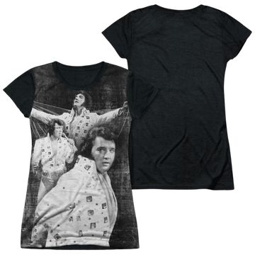 Elvis Presley Legendary Performance - Juniors Black Back T-Shirt Juniors Black Back T-Shirt Elvis Presley   