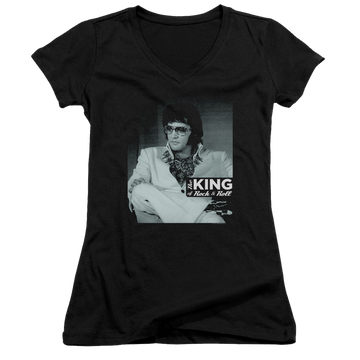 Elvis Presley Good To Be - Juniors V-Neck T-Shirt Juniors V-Neck T-Shirt Elvis Presley   