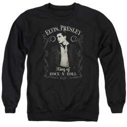 Elvis Presley Rock Legend - Men's Crewneck Sweatshirt Men's Crewneck Sweatshirt Elvis Presley   
