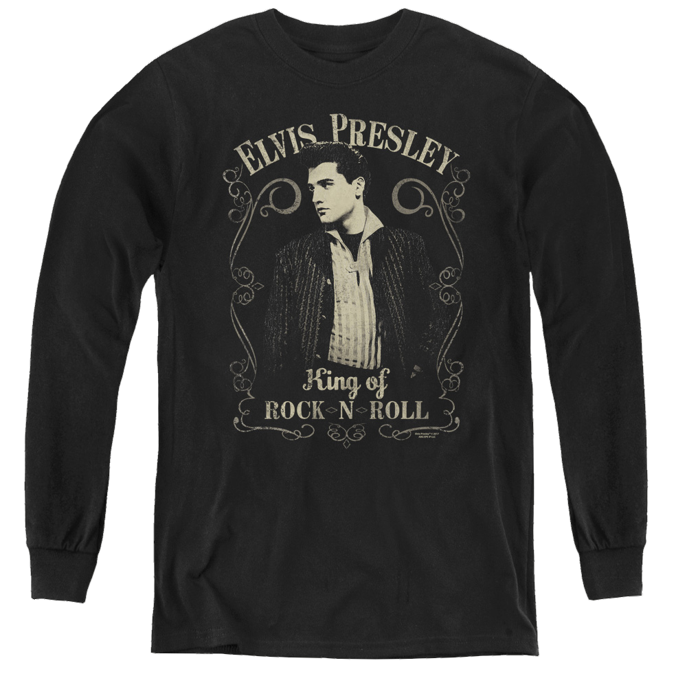 Elvis Presley Rock Legend - Youth Long Sleeve T-Shirt Youth Long Sleeve T-Shirt Elvis Presley   