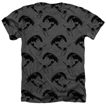 Elvis Presley Profiles men's all-over heather t-shirt