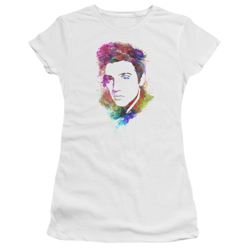 Elvis Presley Watercolor King - Juniors T-Shirt Juniors T-Shirt Elvis Presley   