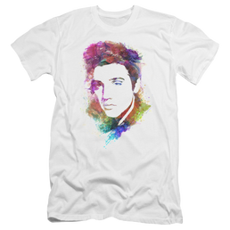 Elvis Presley Watercolor King - Men's Premium Slim Fit T-Shirt Men's Premium Slim Fit T-Shirt Elvis Presley   