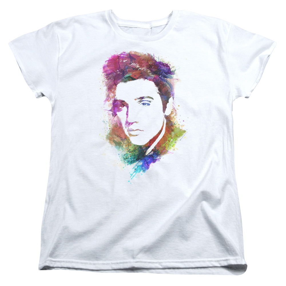Elvis Presley Watercolor King - Women's T-Shirt Women's T-Shirt Elvis Presley   