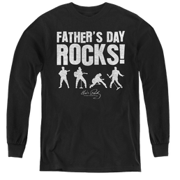 Elvis Presley Fathers Day Rocks - Youth Long Sleeve T-Shirt Youth Long Sleeve T-Shirt Elvis Presley   