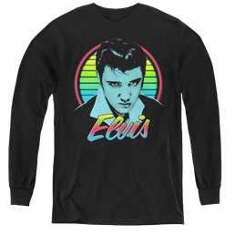 Elvis Presley Neon King - Youth Long Sleeve T-Shirt Youth Long Sleeve T-Shirt Elvis Presley   