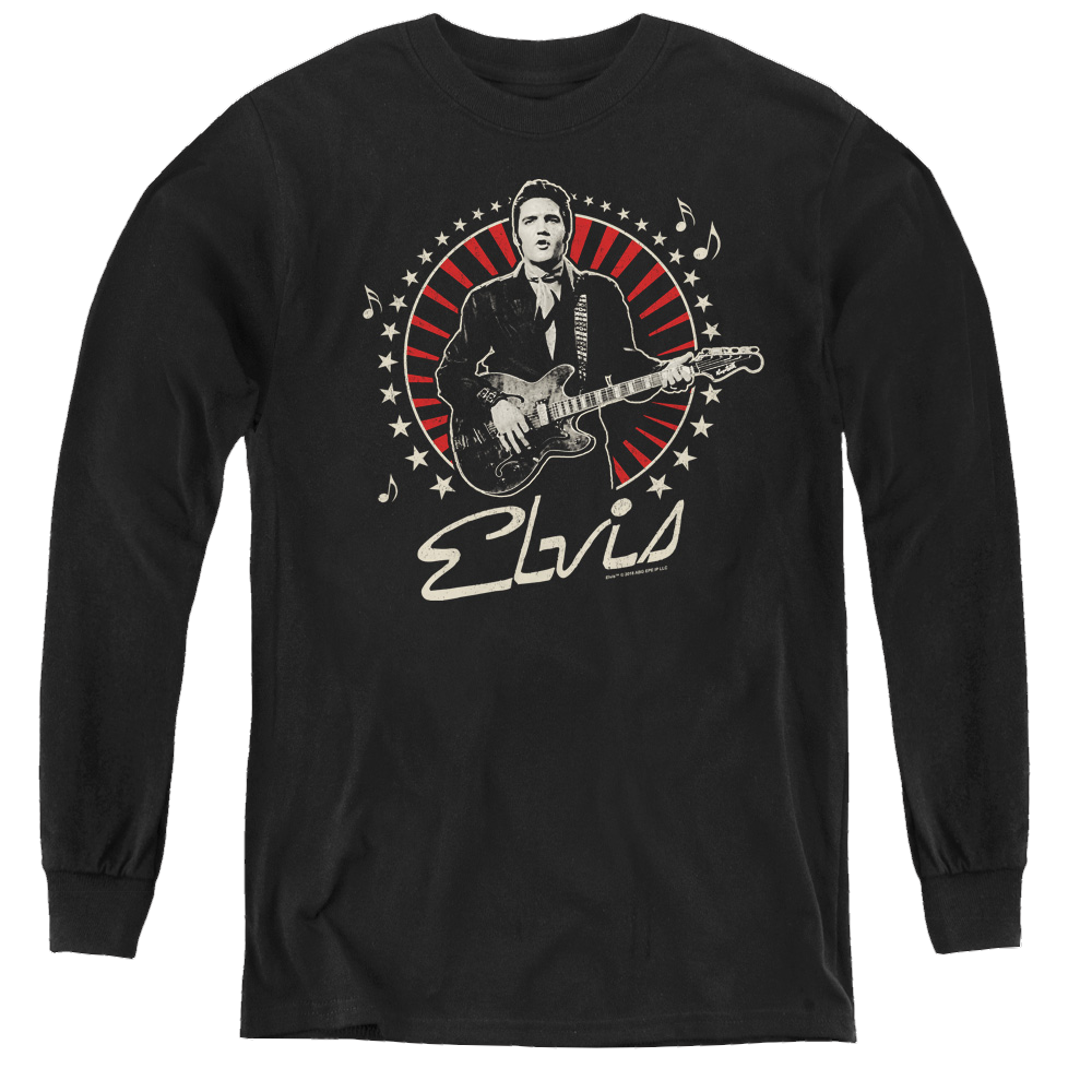 Elvis Presley Stars - Youth Long Sleeve T-Shirt Youth Long Sleeve T-Shirt Elvis Presley   