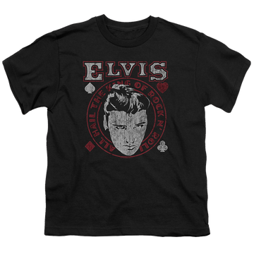Elvis Presley Hail The King - Youth T-Shirt (Ages 8-12) Youth T-Shirt (Ages 8-12) Elvis Presley   