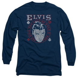 Elvis Presley Hail The King - Men's Long Sleeve T-Shirt Men's Long Sleeve T-Shirt Elvis Presley   