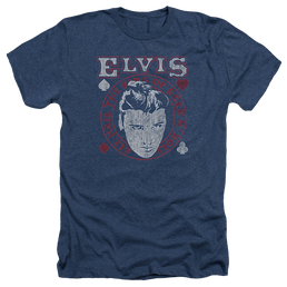Elvis Presley Hail The King - Men's Heather T-Shirt Men's Heather T-Shirt Elvis Presley   