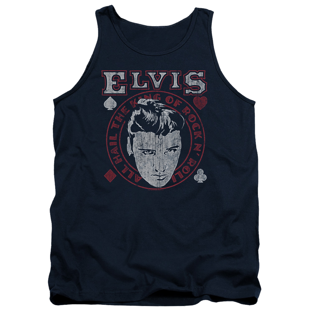 Elvis Presley Hail The King - Men's Tank Top Men's Tank Elvis Presley   