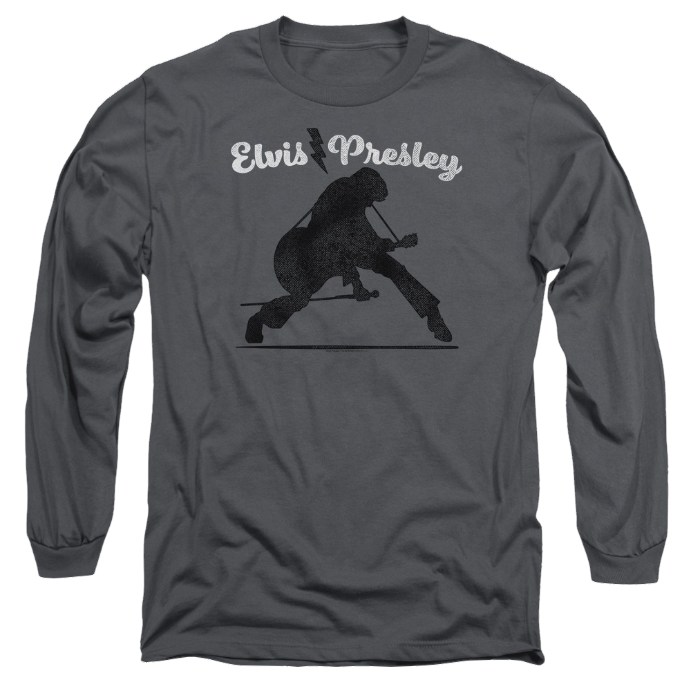 Elvis Presley Overprint - Men's Long Sleeve T-Shirt Men's Long Sleeve T-Shirt Elvis Presley   