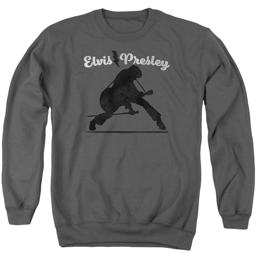 Elvis Presley Overprint - Men's Crewneck Sweatshirt Men's Crewneck Sweatshirt Elvis Presley   