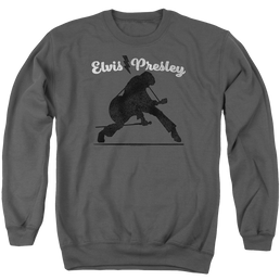 Elvis Presley Overprint - Men's Crewneck Sweatshirt Men's Crewneck Sweatshirt Elvis Presley   