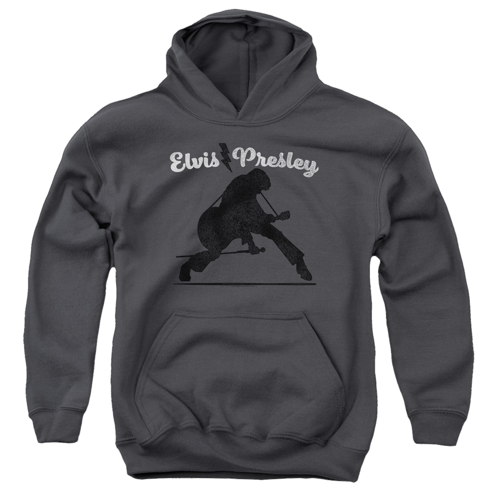 Elvis Presley Overprint - Youth Hoodie Youth Hoodie (Ages 8-12) Elvis Presley   