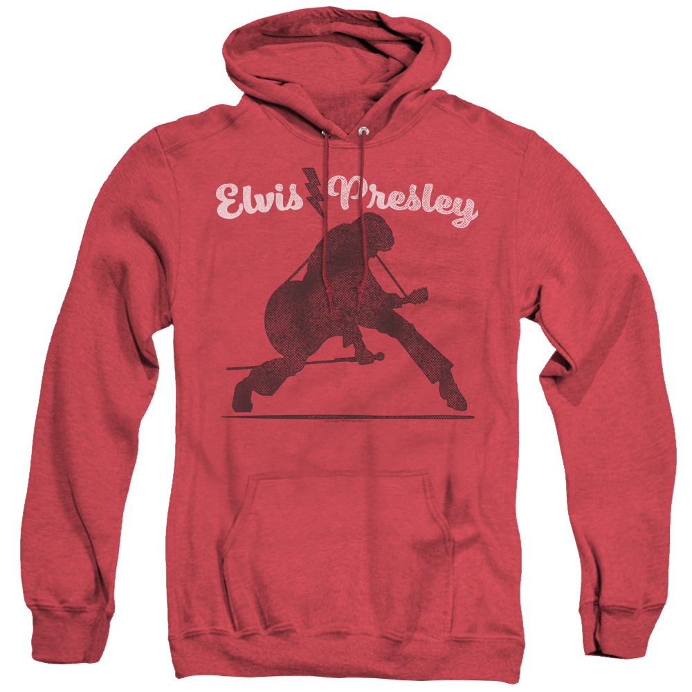 Elvis Presley Overprint - Heather Pullover Hoodie Heather Pullover Hoodie Elvis Presley   