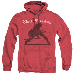 Elvis Presley Overprint - Heather Pullover Hoodie Heather Pullover Hoodie Elvis Presley   