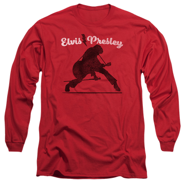 Elvis Presley Overprint - Men's Long Sleeve T-Shirt Men's Long Sleeve T-Shirt Elvis Presley   