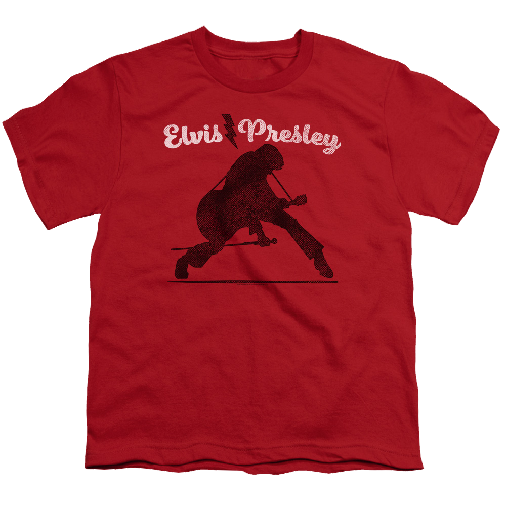 Elvis Presley Overprint - Youth T-Shirt Youth T-Shirt (Ages 8-12) Elvis Presley   