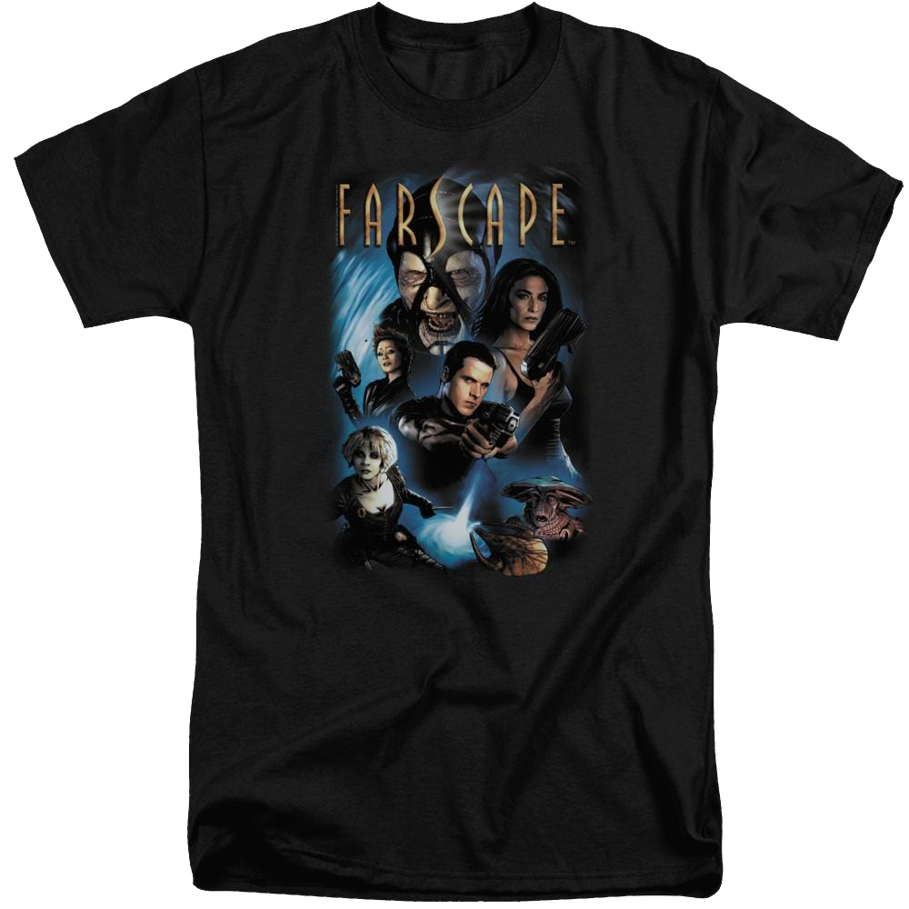 Farscape Comic Cover - Men's Tall Fit T-Shirt Men's Tall Fit T-Shirt Farscape   