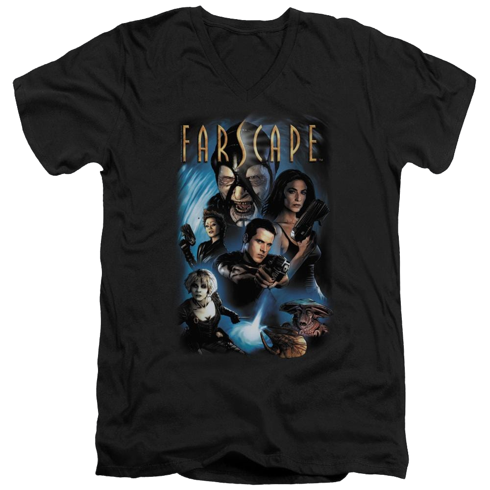 Farscape Comic Cover - Men's V-Neck T-Shirt Men's V-Neck T-Shirt Farscape   