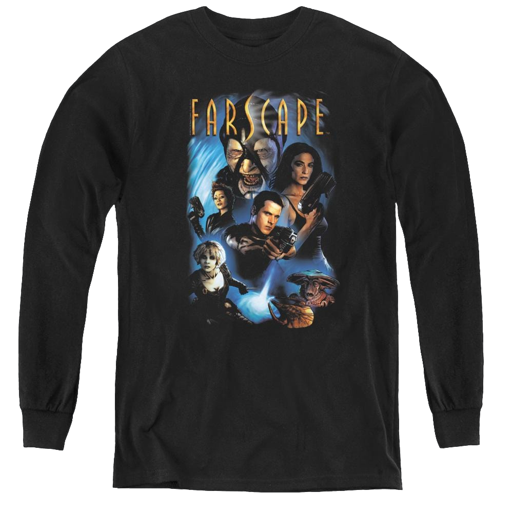 Farscape Comic Cover - Youth Long Sleeve T-Shirt Youth Long Sleeve T-Shirt Farscape   