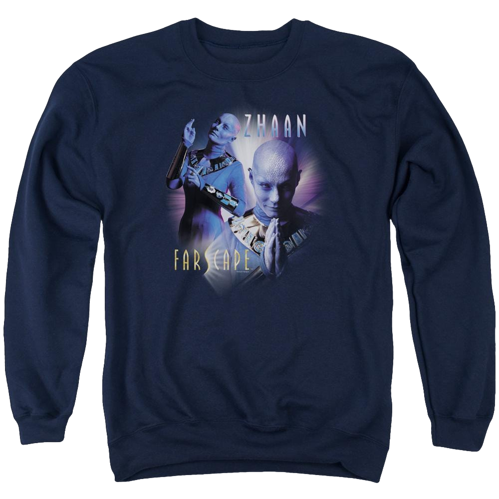 Farscape Zhaan - Men's Crewneck Sweatshirt Men's Crewneck Sweatshirt Farscape   