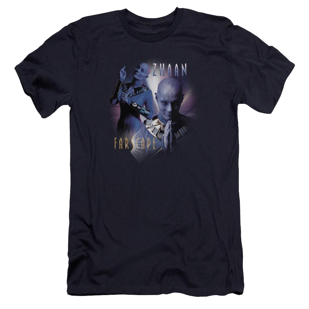 Farscape Zhaan Premium Adult Slim Fit T-Shirt Men's Premium Slim Fit T-Shirt Farscape   