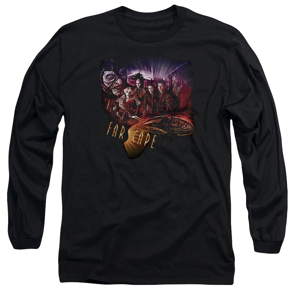 Farscape Graphic Collage - Men's Long Sleeve T-Shirt Men's Long Sleeve T-Shirt Farscape   