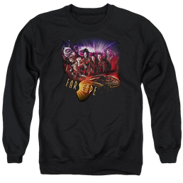 Farscape Graphic Collage - Men's Crewneck Sweatshirt Men's Crewneck Sweatshirt Farscape   