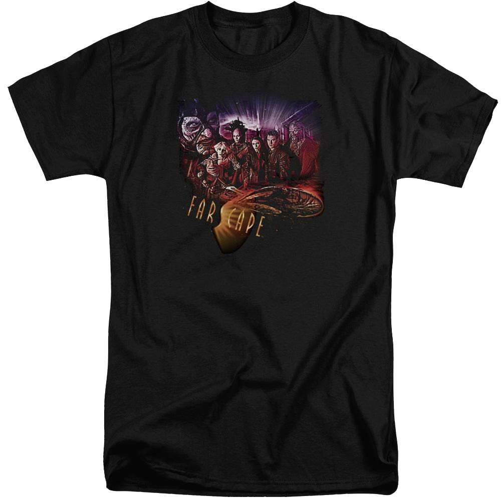 Farscape Graphic Collage - Men's Tall Fit T-Shirt Men's Tall Fit T-Shirt Farscape   