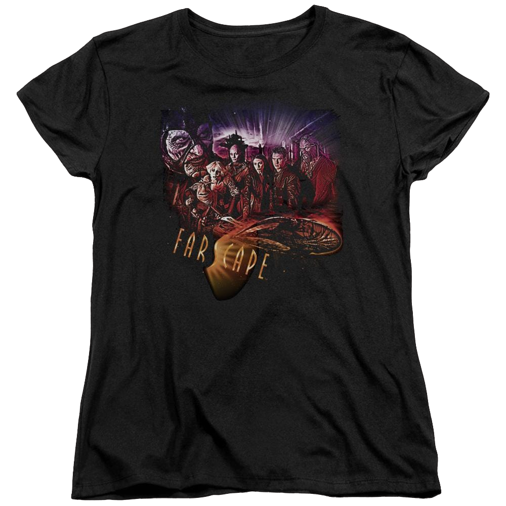Farscape Graphic Collage - Women's T-Shirt Women's T-Shirt Farscape   