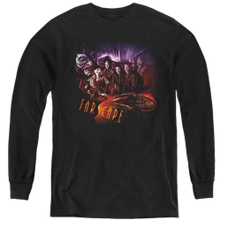 Farscape Graphic Collage - Youth Long Sleeve T-Shirt Youth Long Sleeve T-Shirt Farscape   