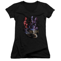Farscape Criminally Epic - Juniors V-Neck T-Shirt Juniors V-Neck T-Shirt Farscape   