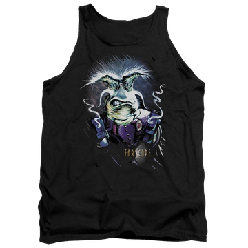 Black men's tank with Farscape Rygel Smoking Guns graphic