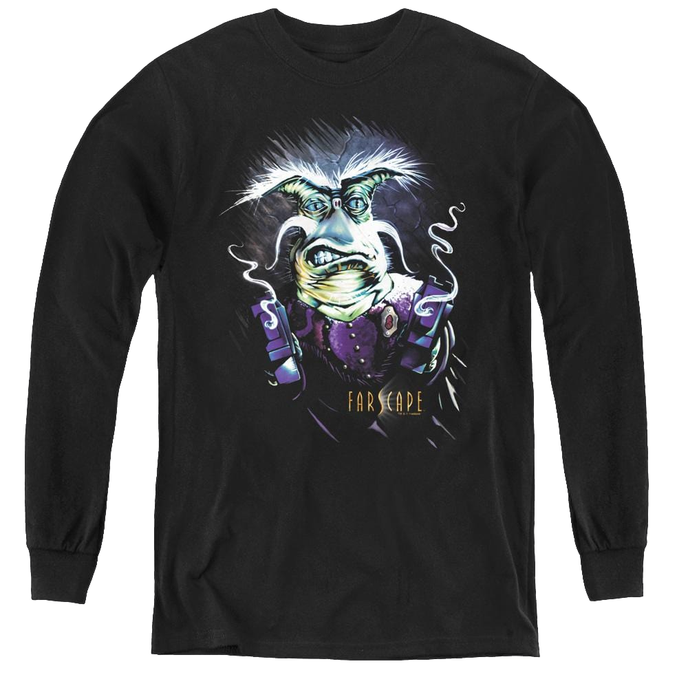 Farscape Rygel Smoking Guns - Youth Long Sleeve T-Shirt Youth Long Sleeve T-Shirt Farscape   