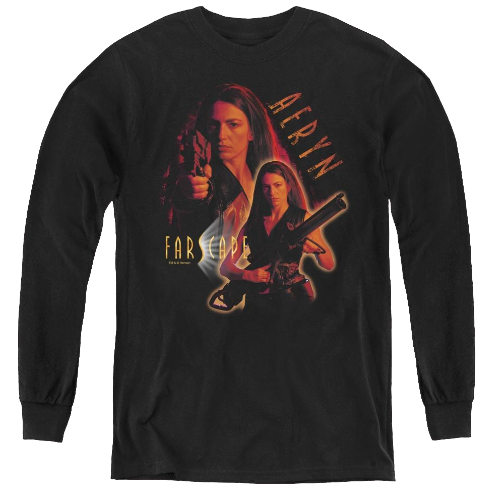 Farscape Aeryn - Youth Long Sleeve T-Shirt Youth Long Sleeve T-Shirt Farscape   