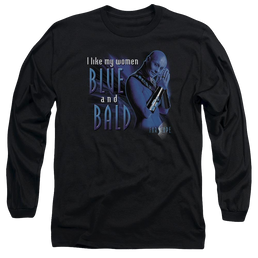 Farscape Blue And Bald - Men's Long Sleeve T-Shirt Men's Long Sleeve T-Shirt Farscape   