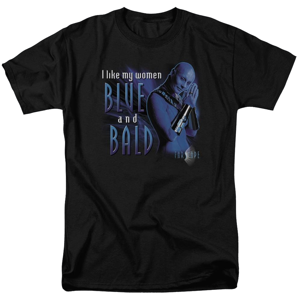 Farscape Blue And Bald - Men's Regular Fit T-Shirt Men's Regular Fit T-Shirt Farscape   